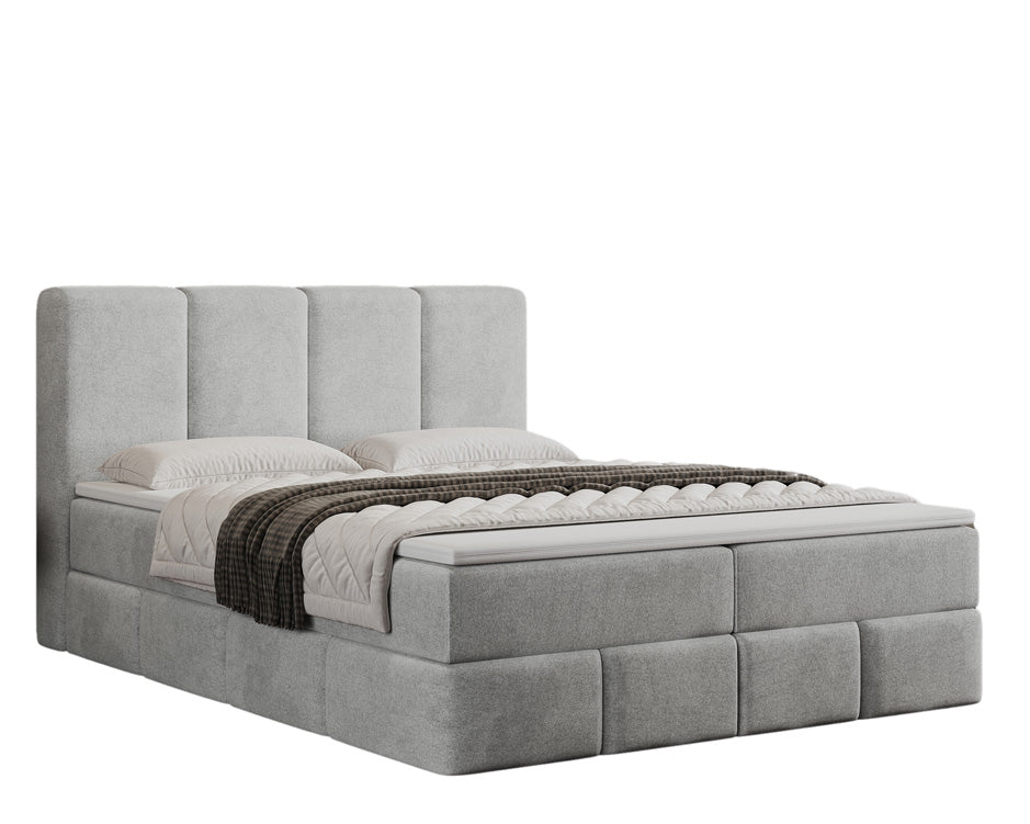 Lit boxspring Venedig Velours avec rangement