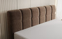 Boxspringbett Nala a Strukturstoff mat Schwiew-Optik