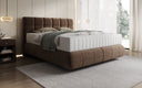 Boxspringbett Nala a Strukturstoff mat Schwiew-Optik