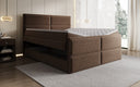 Boxspringbett Viola in Strukturstoff mit Stauraum