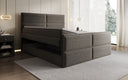 Boxspringbett Viola in Strukturstoff mit Stauraum