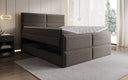 Boxspringbett Viola in Strukturstoff mit Stauraum