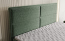 Boxspringbett Viola in Strukturstoff mit Stauraum