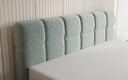 Boxspringbett Nala a Strukturstoff mat Schwiew-Optik