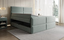 Boxspringbett Viola in Strukturstoff mit Stauraum