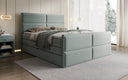 Boxspringbett Viola in Strukturstoff mit Stauraum