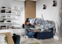 Boxspringbett Relio 90x200 mat Stauraum