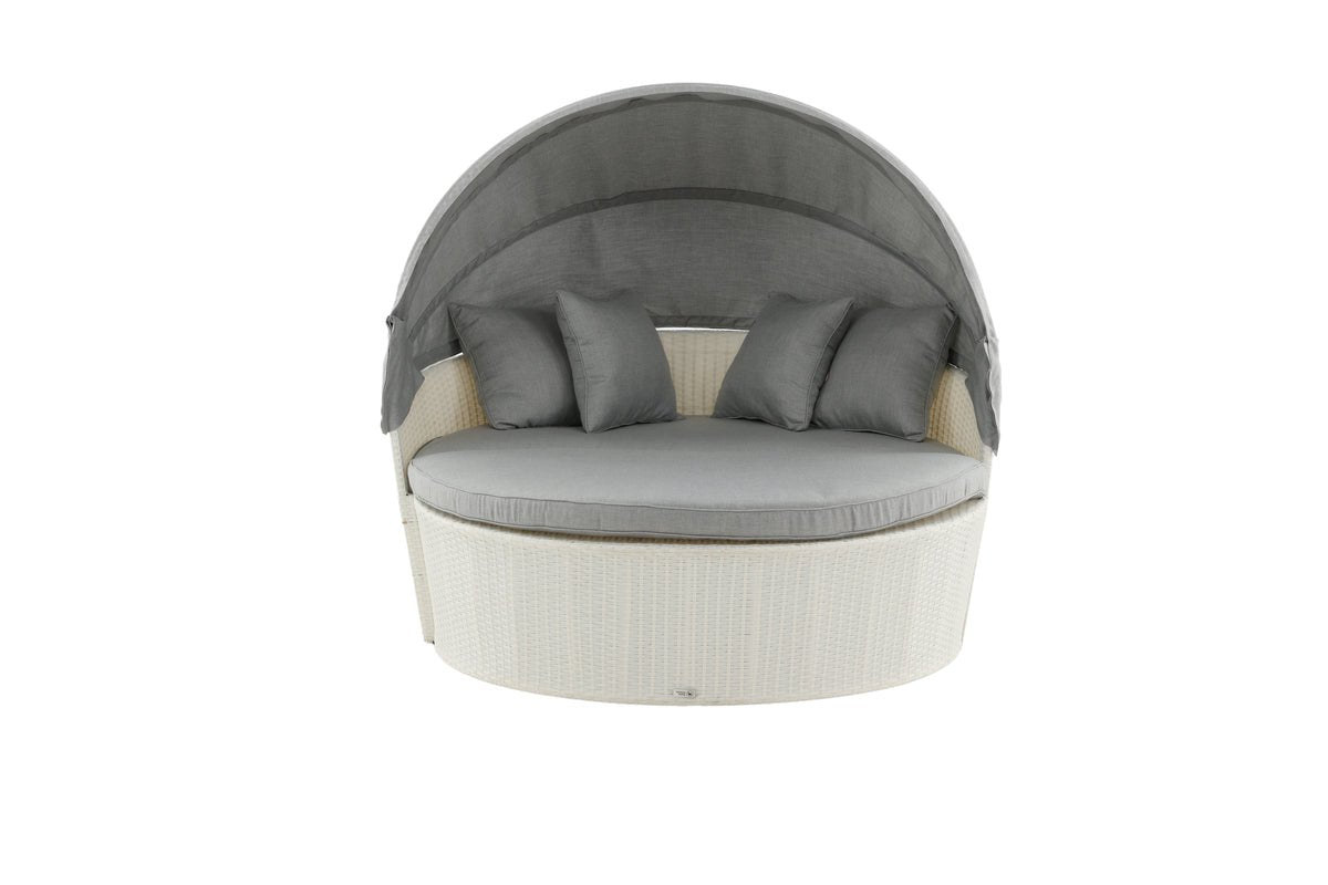 Sonnenliege Zelora- aus Kunsrattan inklusive Kissen