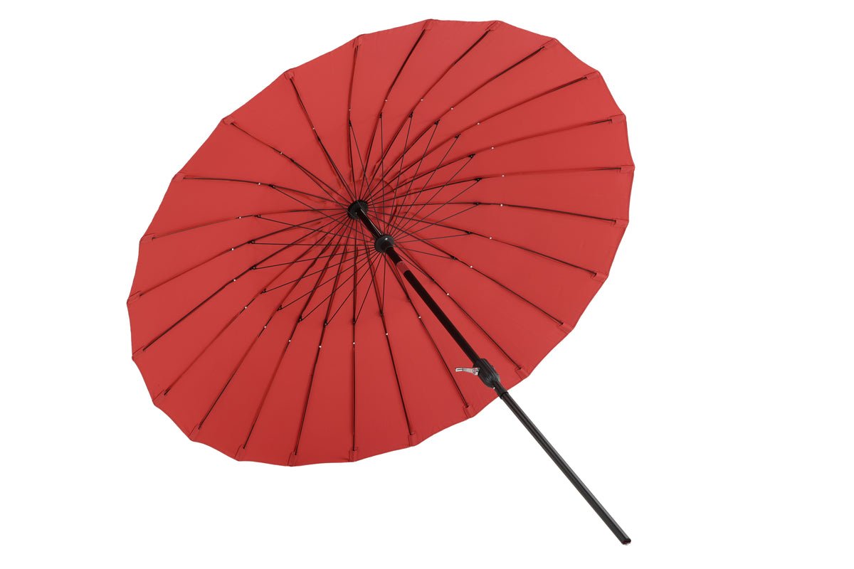 Sonnenschirm Rivierra – Ø270 cm in der Farbe Rot