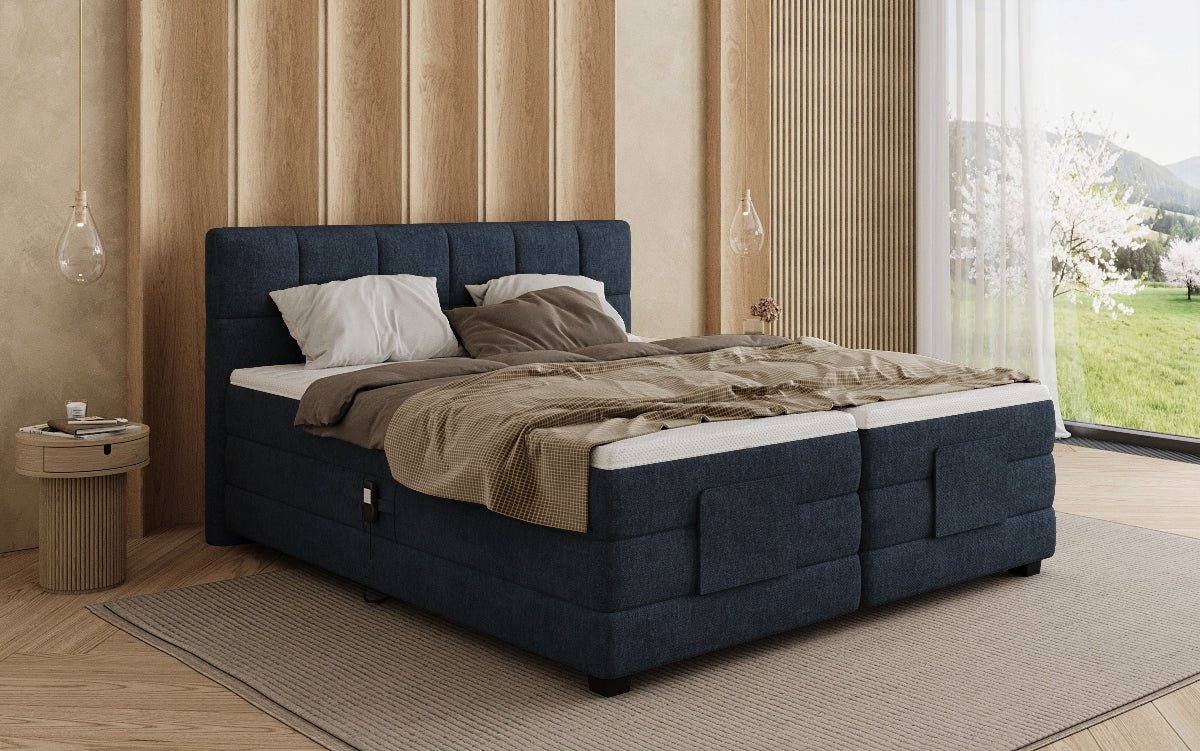 Boxspringbett Monaco - elektresch verstellbar a Stoff