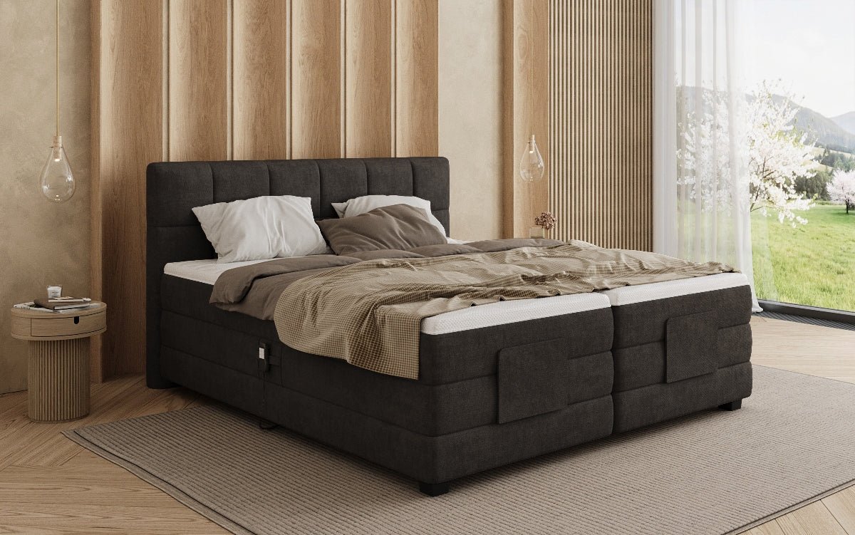 Boxspringbett Monaco - elektresch verstellbar a Stoff