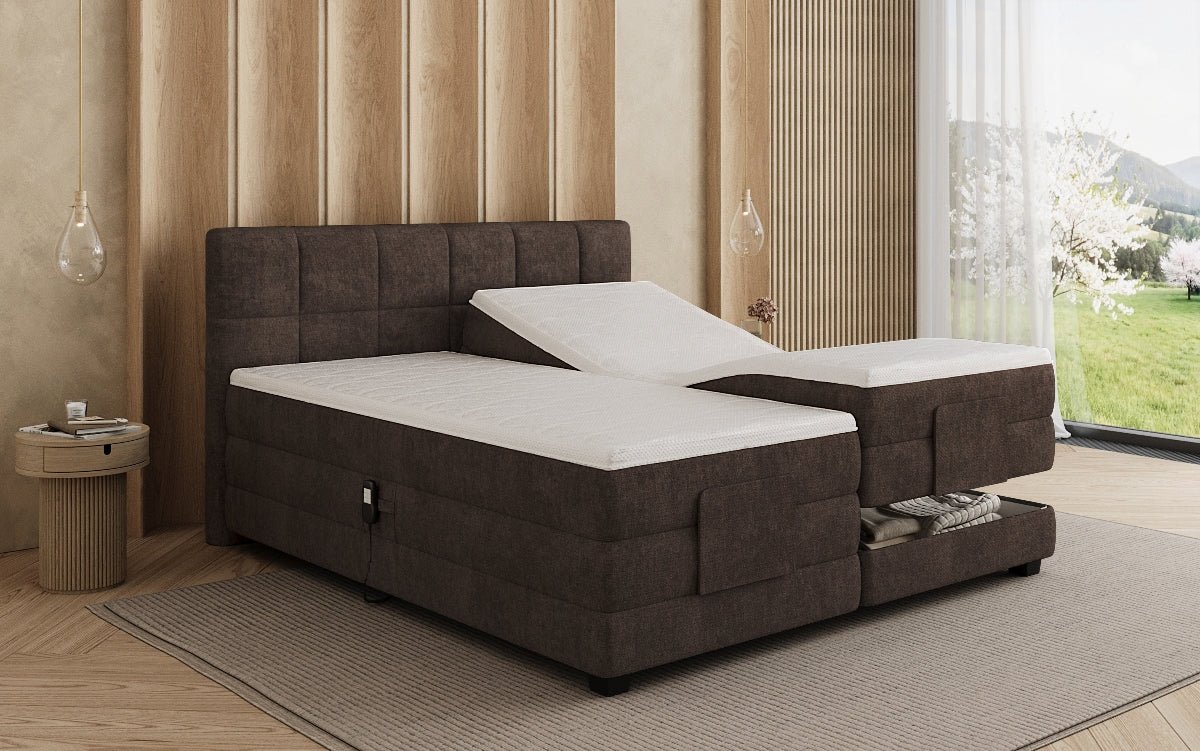 Boxspringbett Monaco - elektresch verstellbar a Stoff