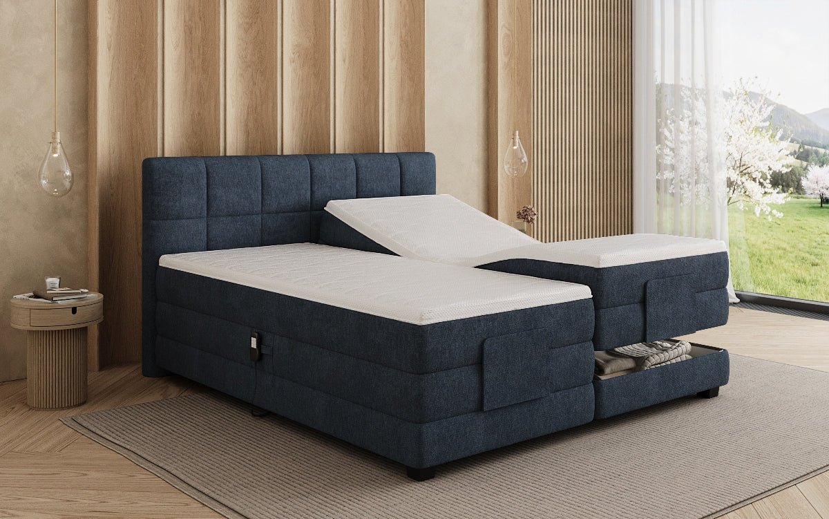 Boxspringbett Monaco - elektresch verstellbar a Stoff