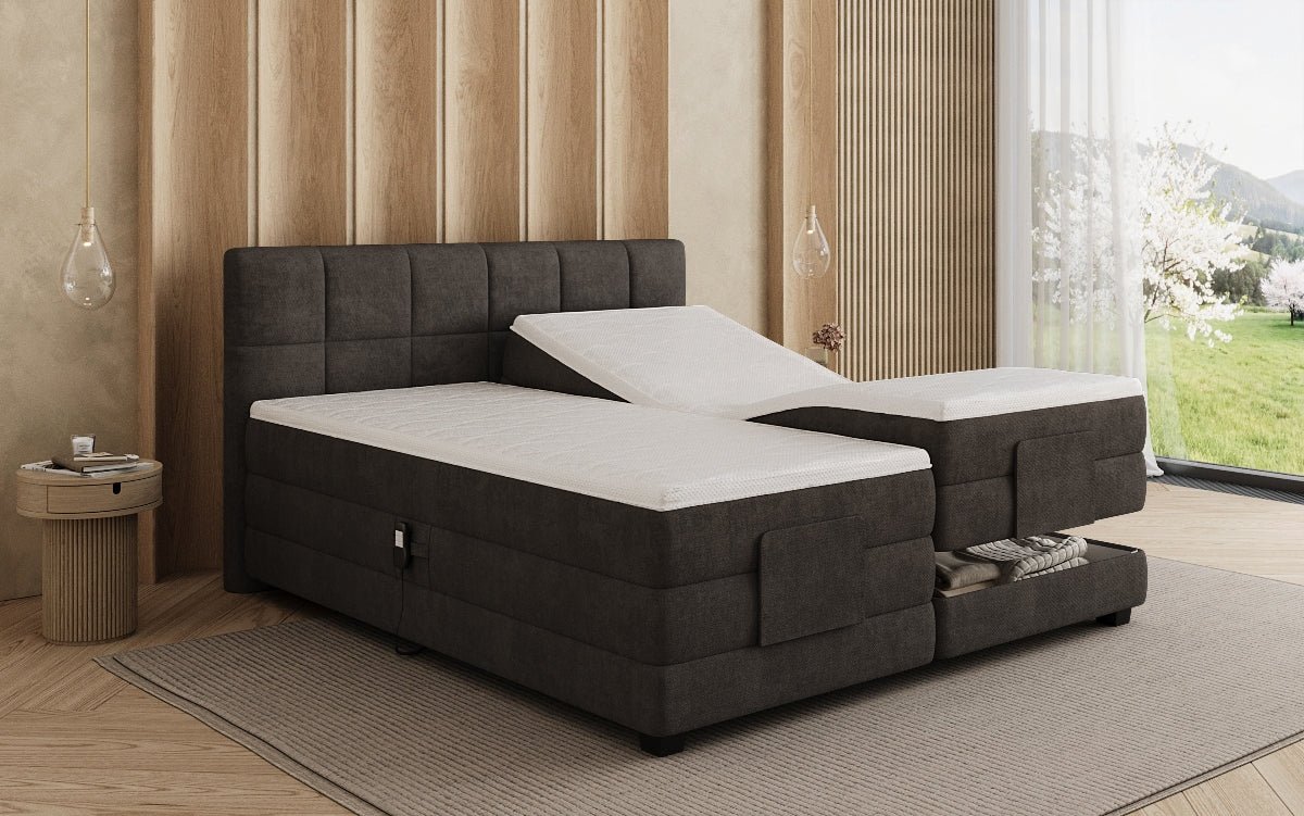 Boxspringbett Monaco - elektresch verstellbar a Stoff
