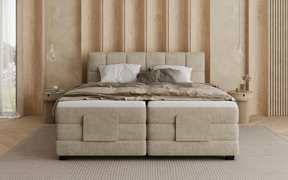 Boxspringbett Monaco - elektresch verstellbar a Stoff