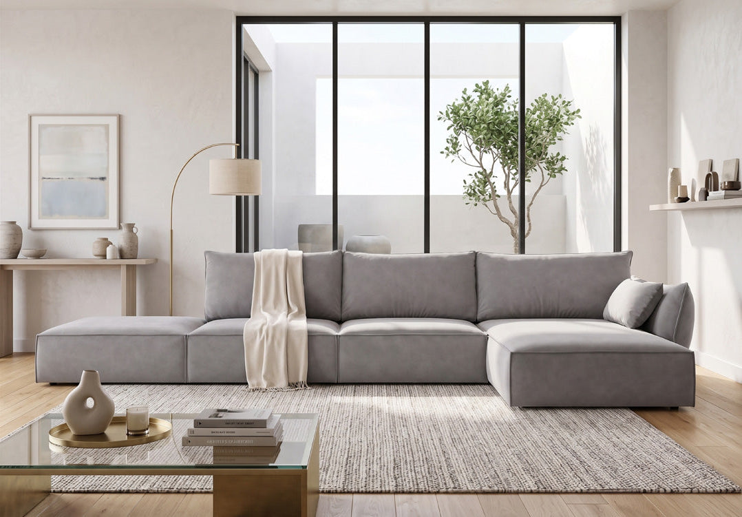 Canapé design Nuvola L Open en Velours