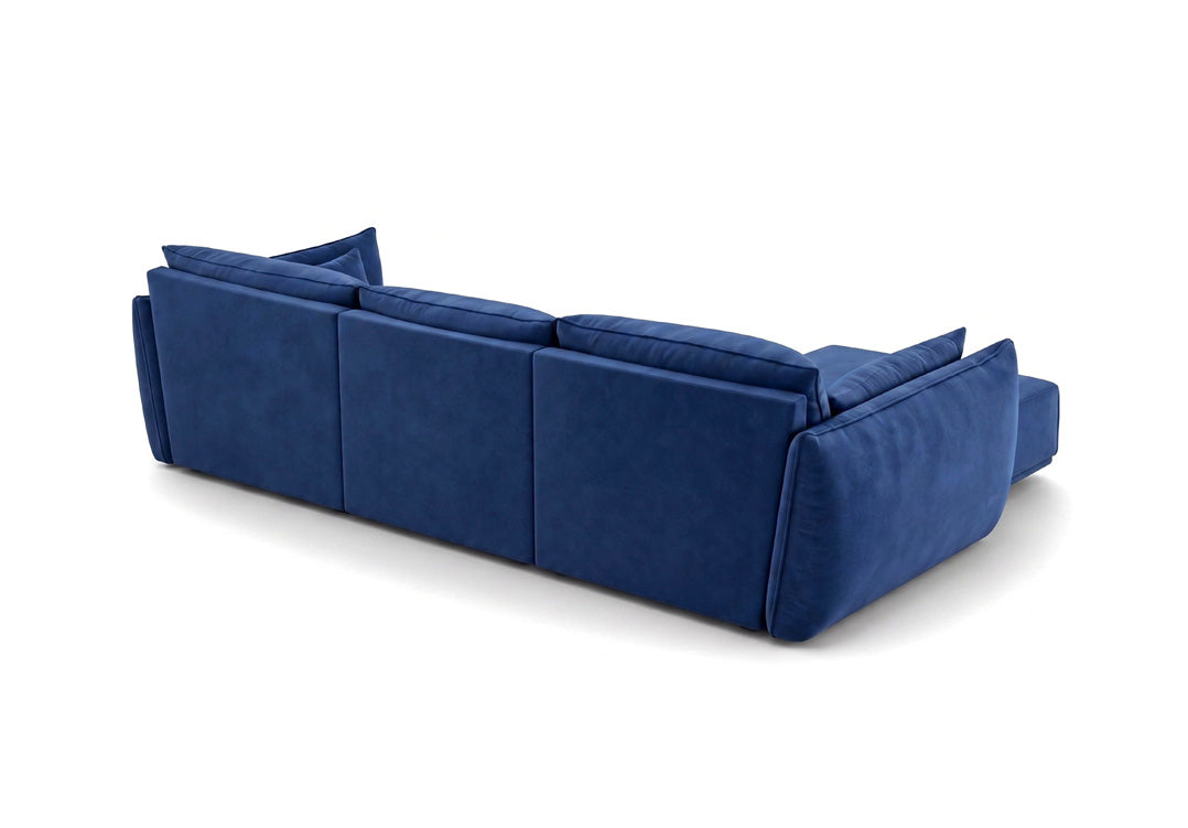 Designer-Sofa Nuvola L aus Samett