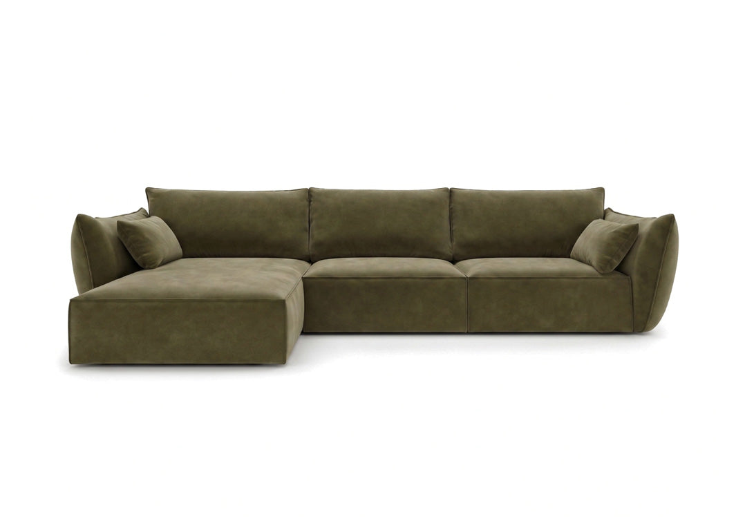 Designer-Sofa Nuvola L aus Samett