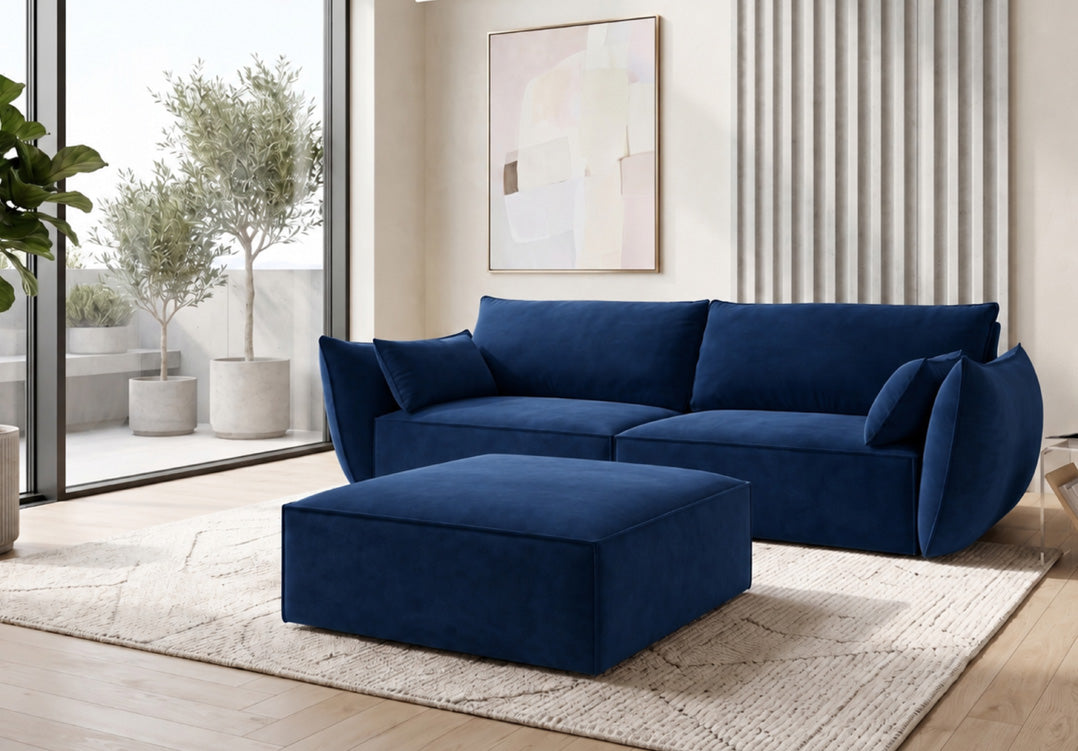 Tabouret d’appoint Nuvola en Velours