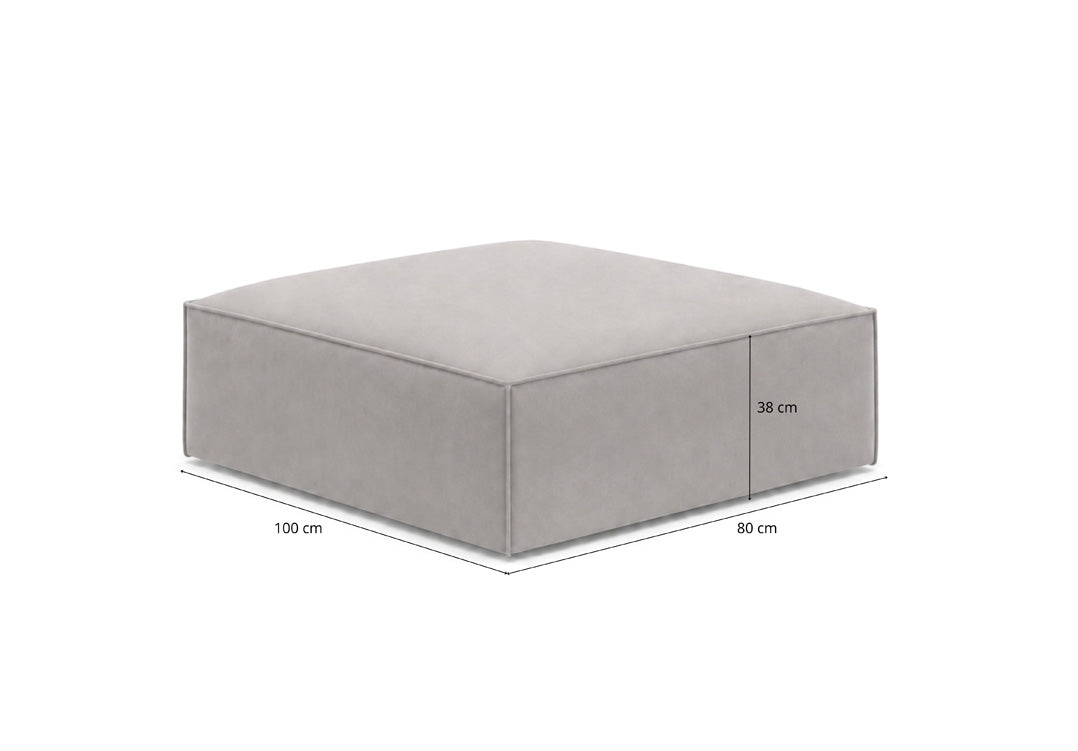 Tabouret d’appoint Nuvola en Velours