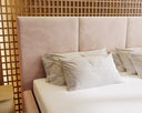 Designer Upholstered Bed Majestic in Velvet with Storage