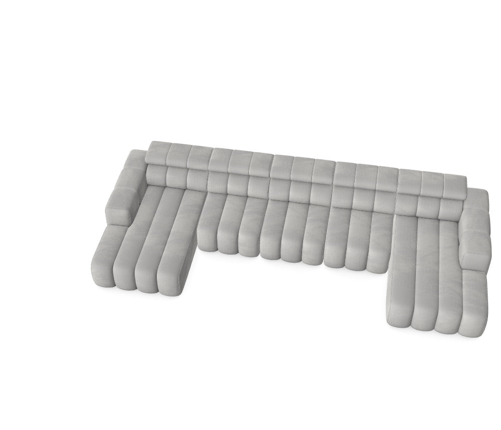 Modulares Sofa Zürich - Däi Wonschkonfiguratioun M_VB588C