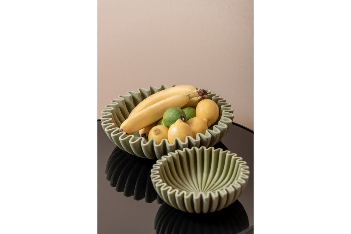 Schale Zorin klein  – gefertigt aus Polyresin / Wellenform