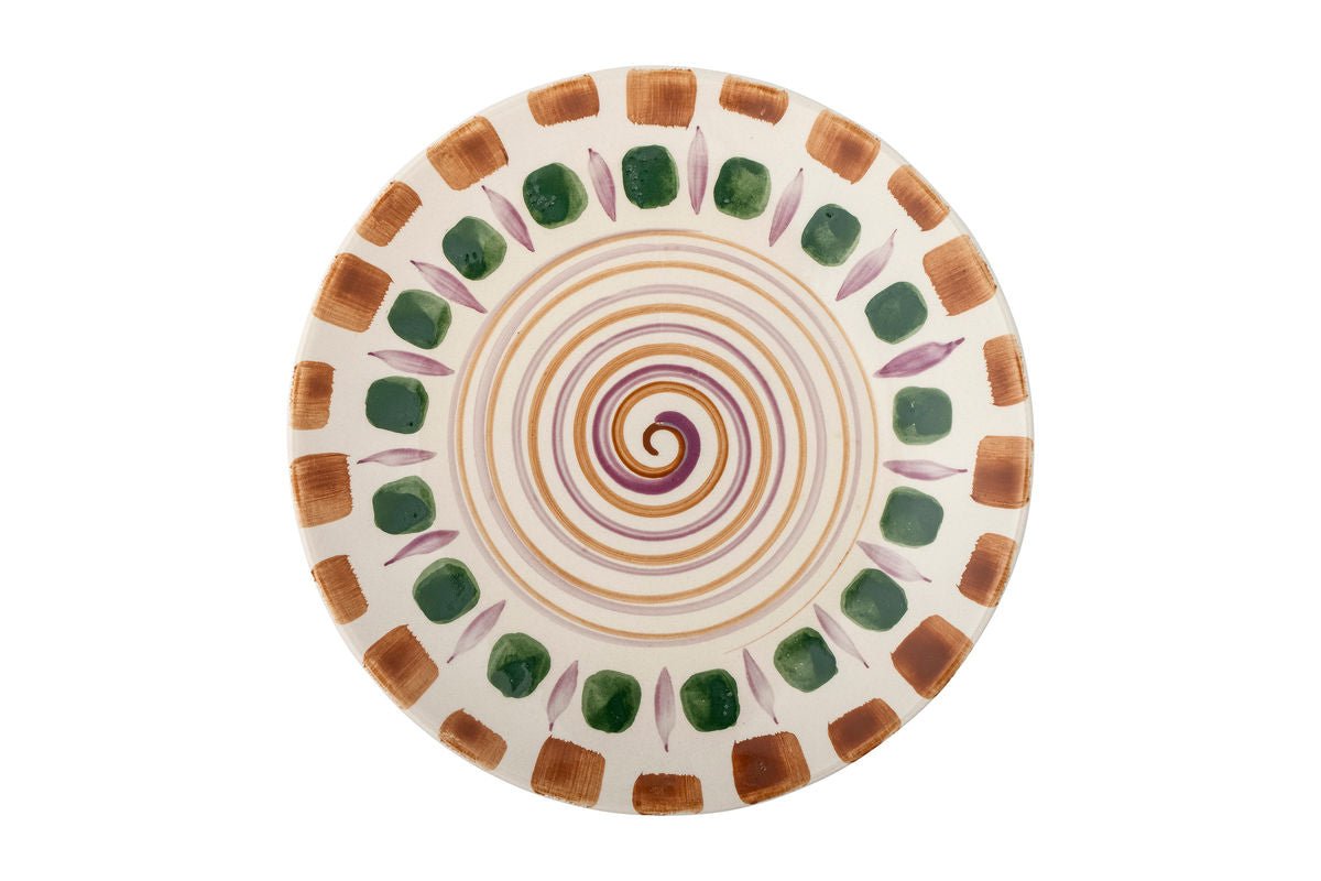 Assiette Oliné – fabriquée en grès