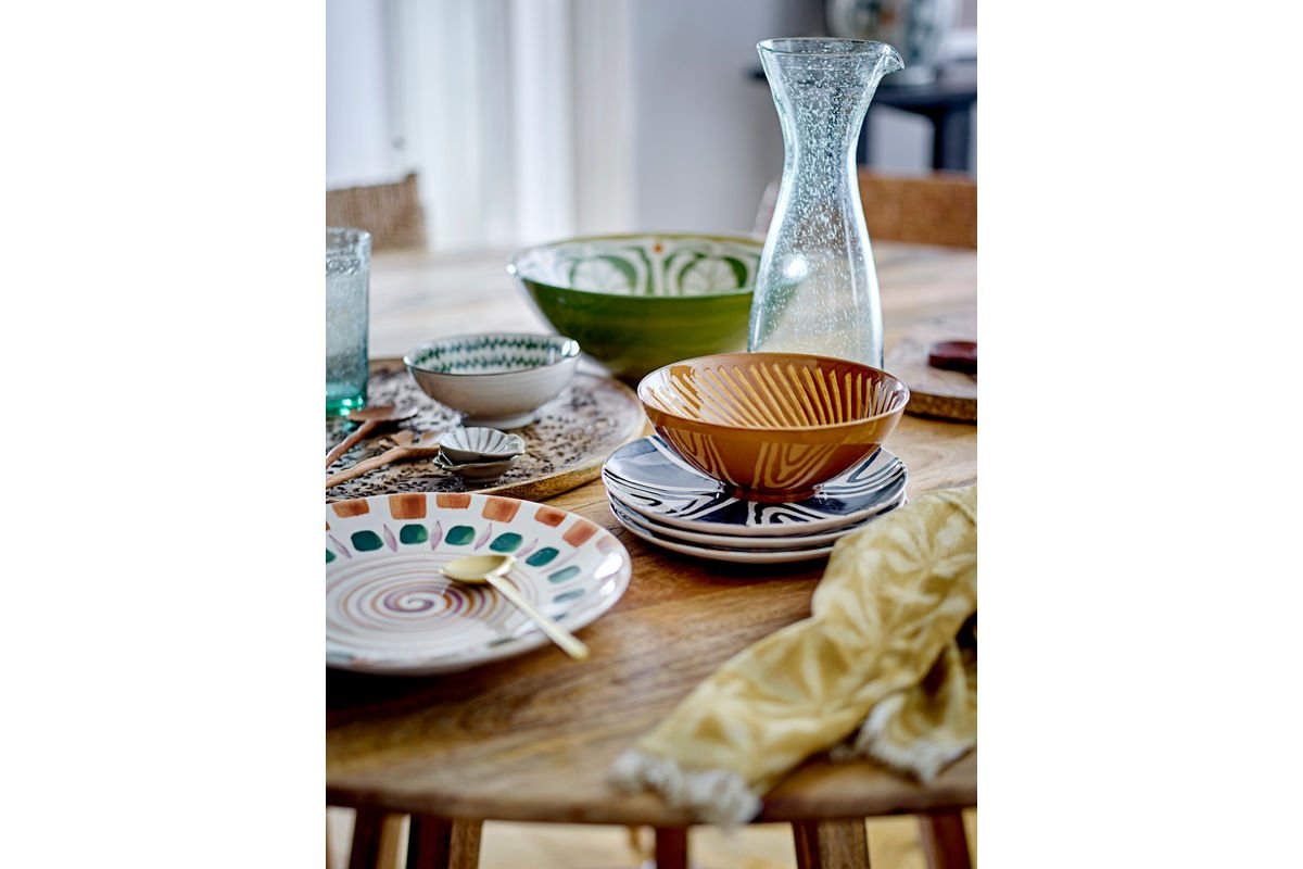 Assiette Oliné – fabriquée en grès