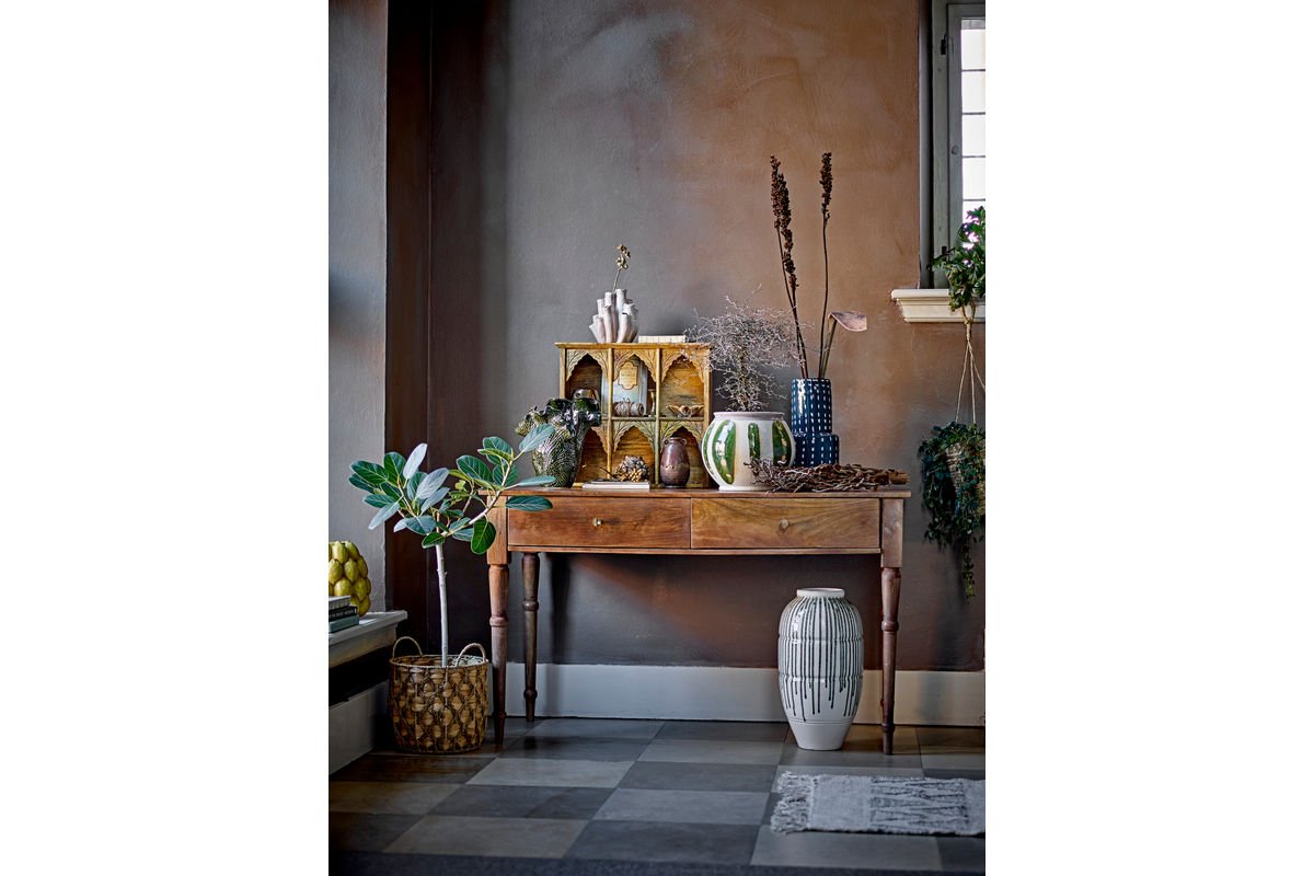 Vase „Elvion“ – Blaues Glas