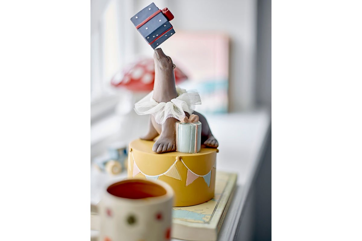 Kanner-Kerzenhalter „Happy Animals“ – Faarweg Déier-Dekoratioun