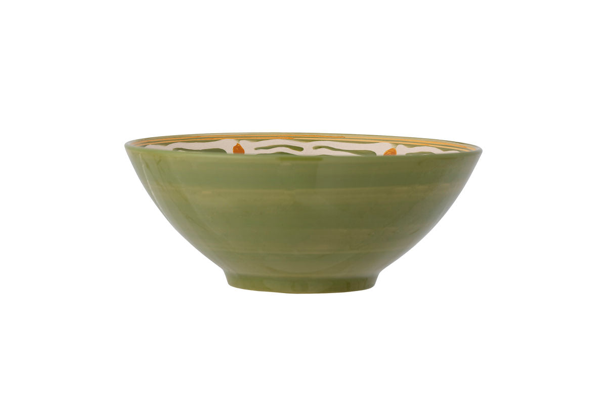 Bowl Hakuna - Stoneware hand-painted in Green