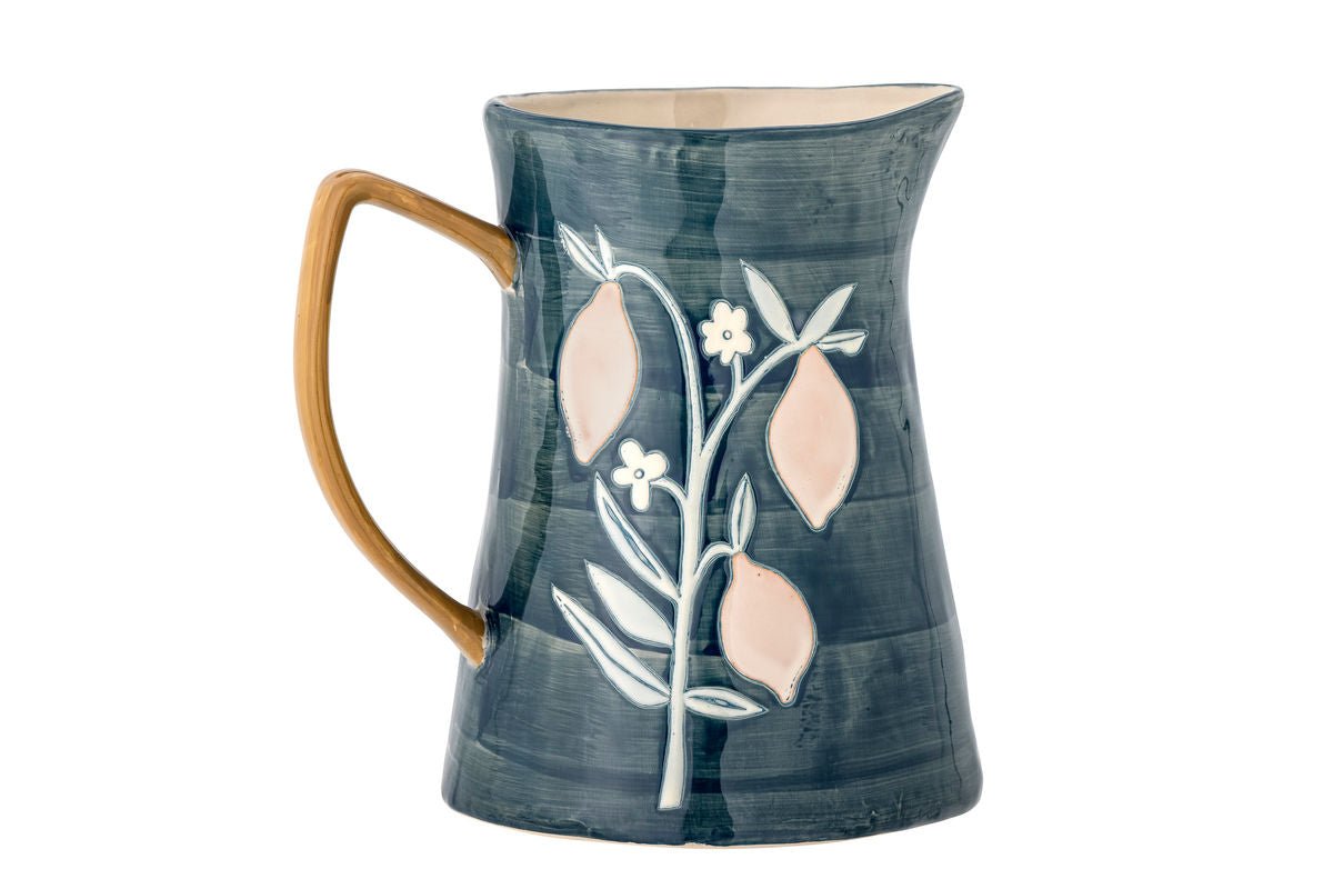 Krug Ameli – hand-decorated stoneware in Blue