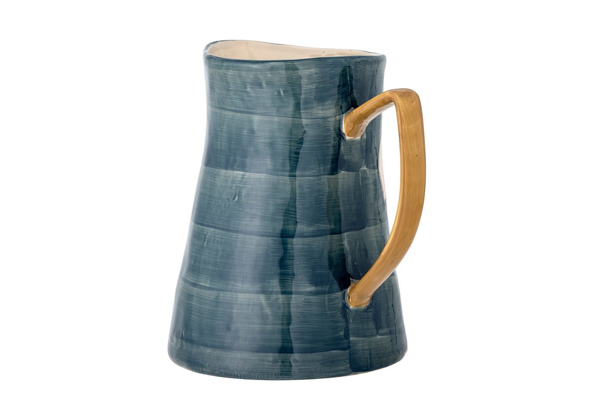 Krug Ameli – handdekoréiert Steingut a Blo