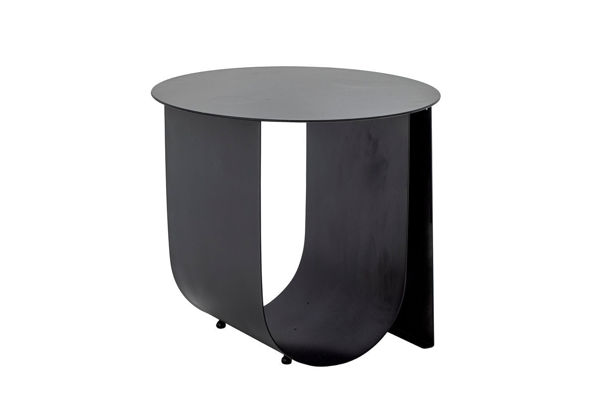 Table d'appoint Jenny – Métal noir au design moderne