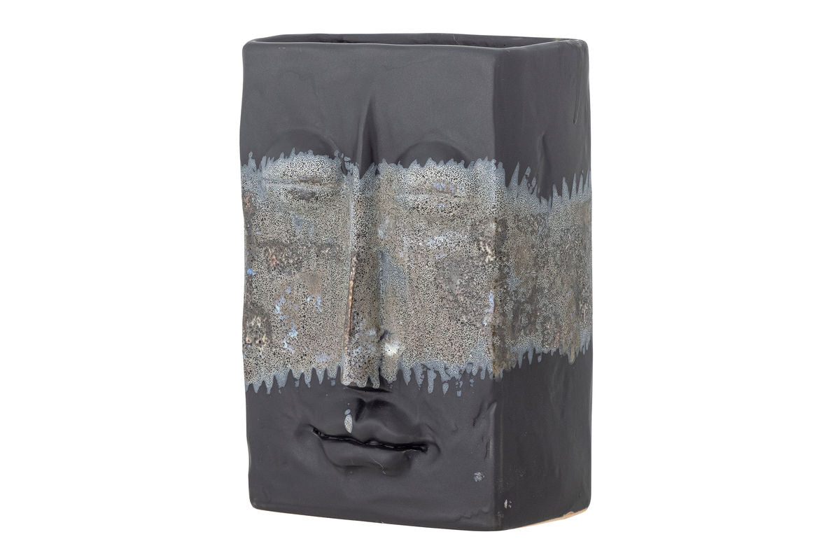 Vase « Kaelra » – Grès en Noir