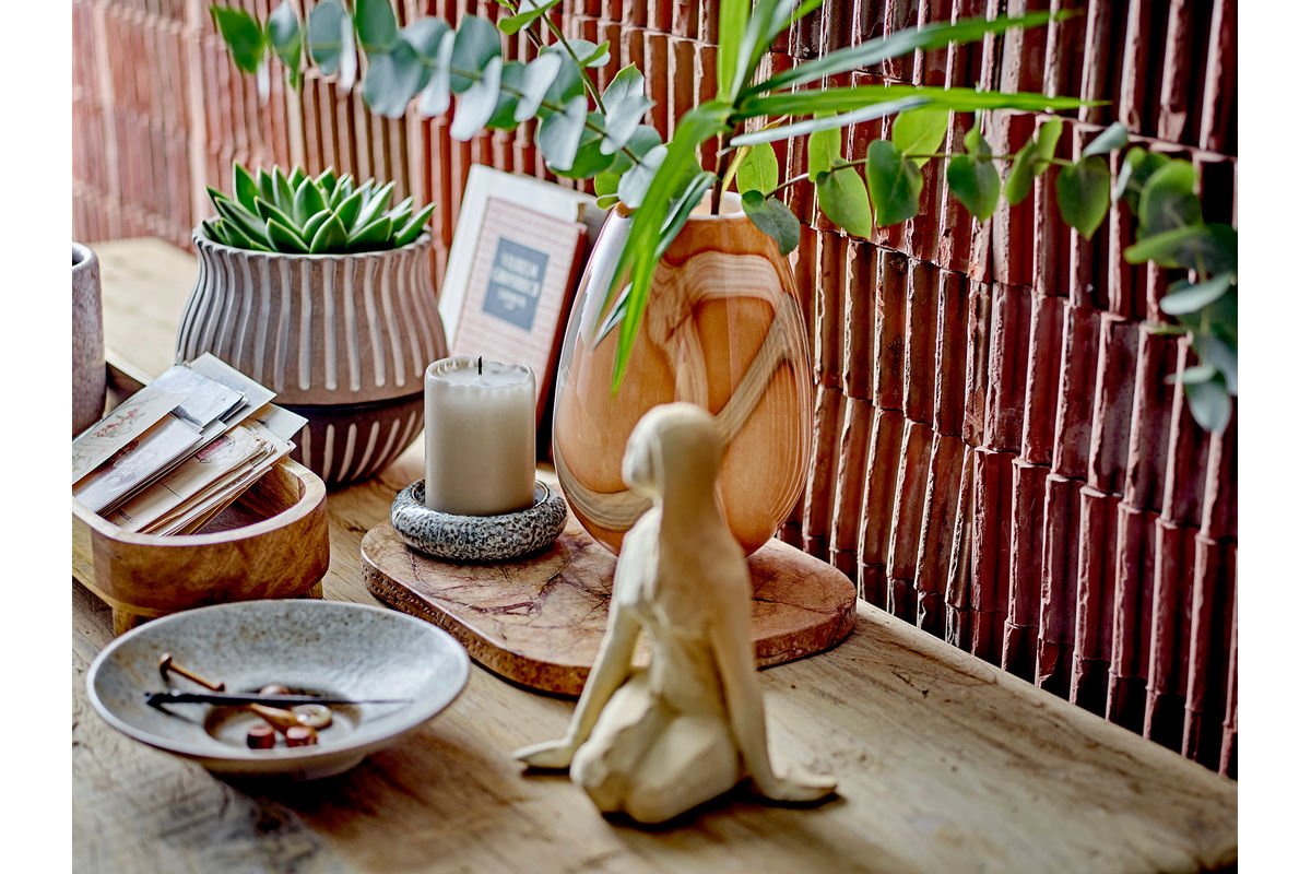 Vase "Arvani" – Orange Glass