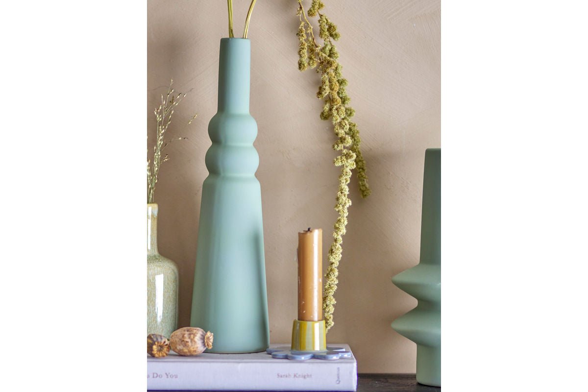 Vase Lori - Grom/Pink, aus Steingut