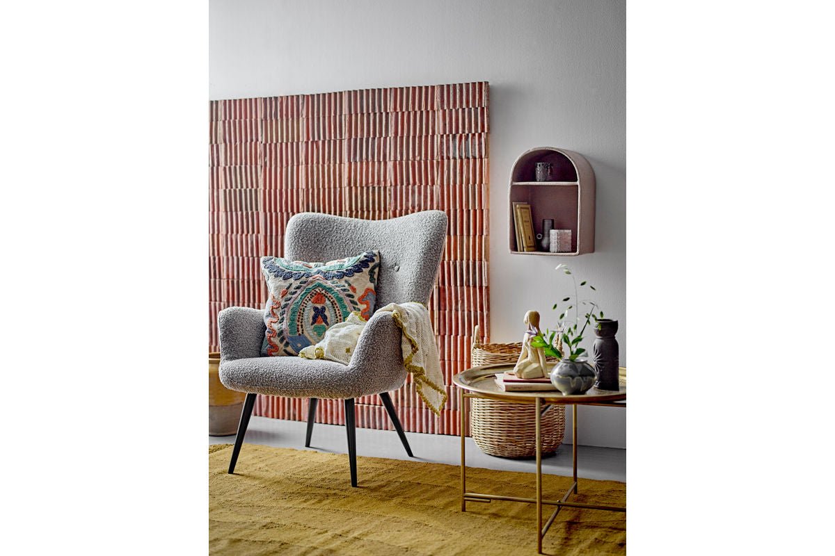 Plaid Ara – Design fait main au crochet en ton naturel