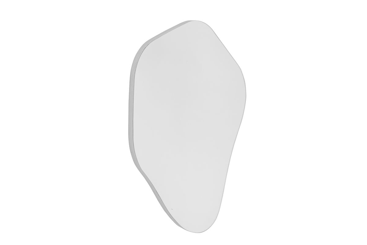 Wall Mirror Saphir – Organic Shape with Fine Silver Edge