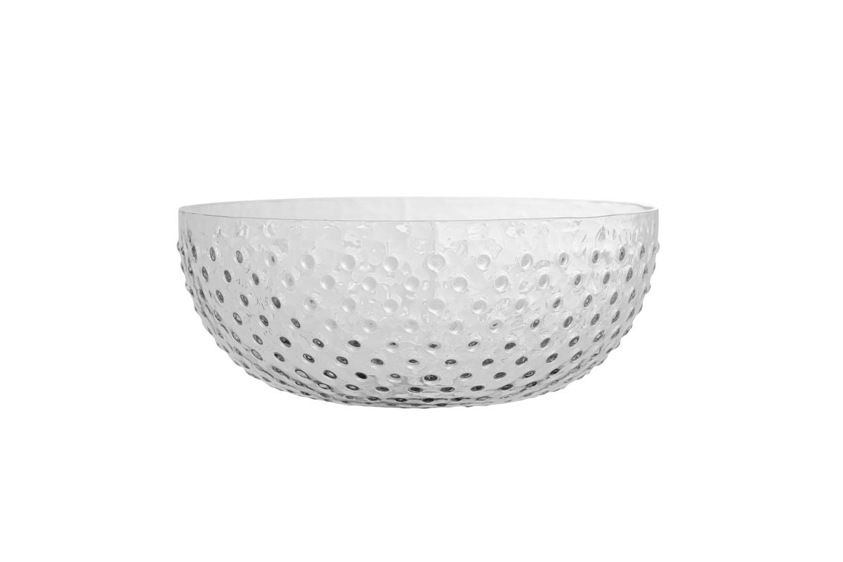 Levi Glass Bowl – Recycled Glass with Textured Surface