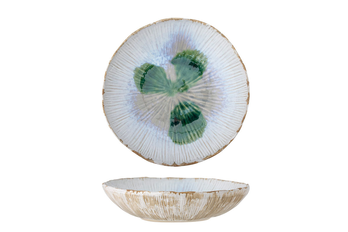 Bowl Rio – Stoneware with reactive glaze in Green