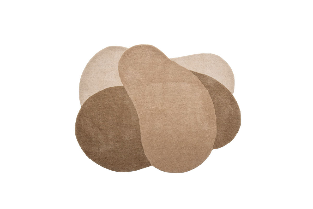 Teppich Arlo – Organesch Formen a waarmem Brong