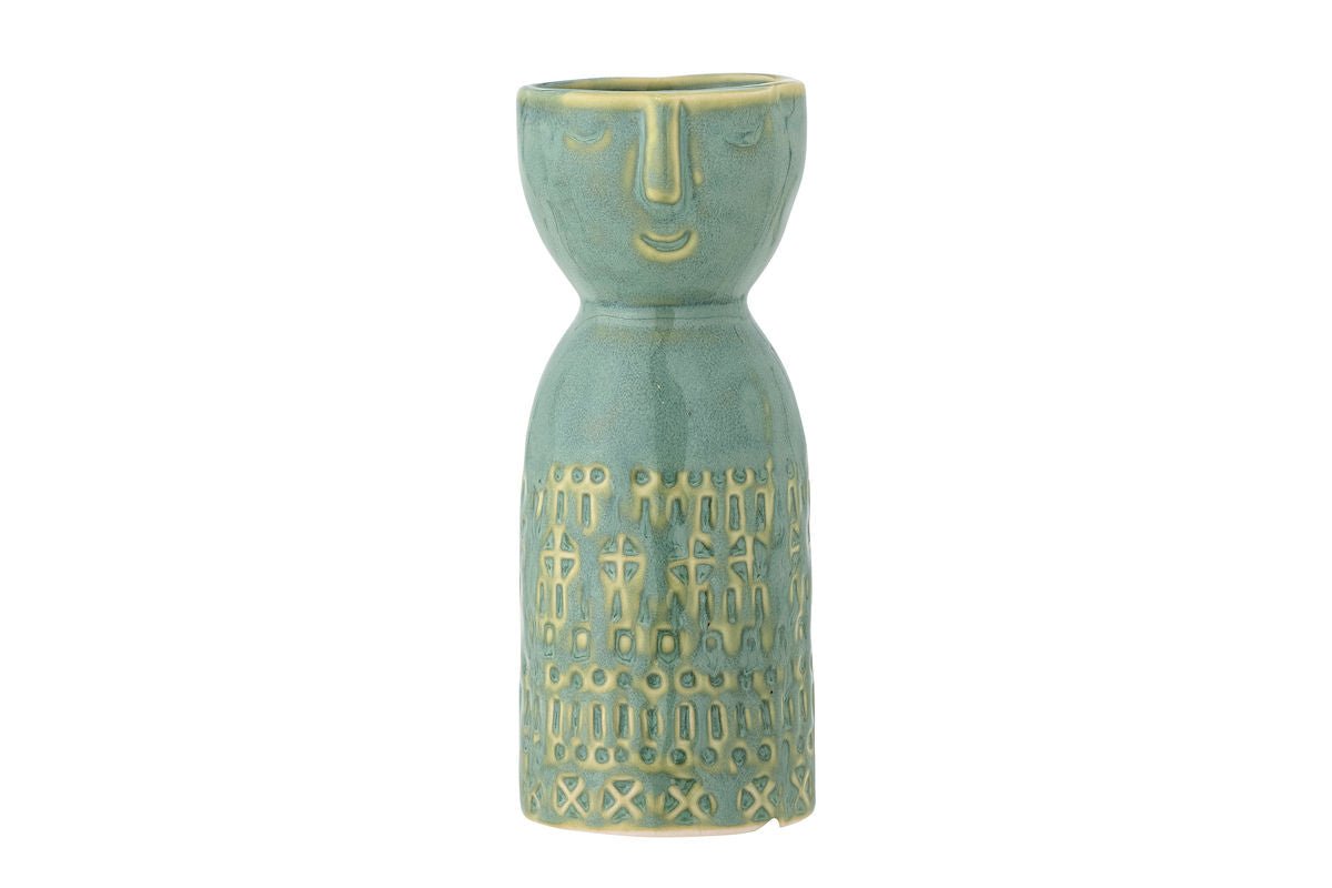 Vase Yara - Green, made of stoneware