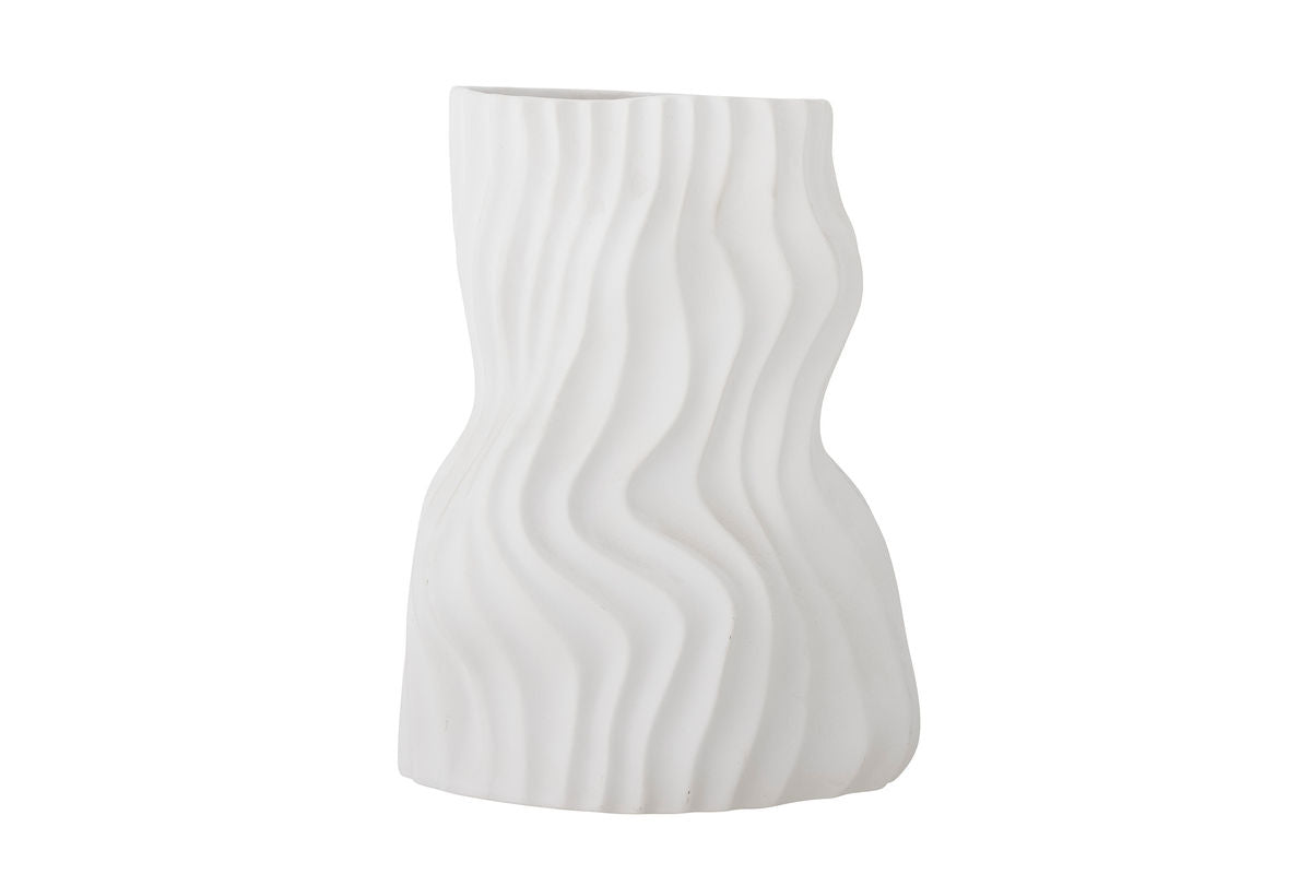 Vase Alia - White, made of ceramic