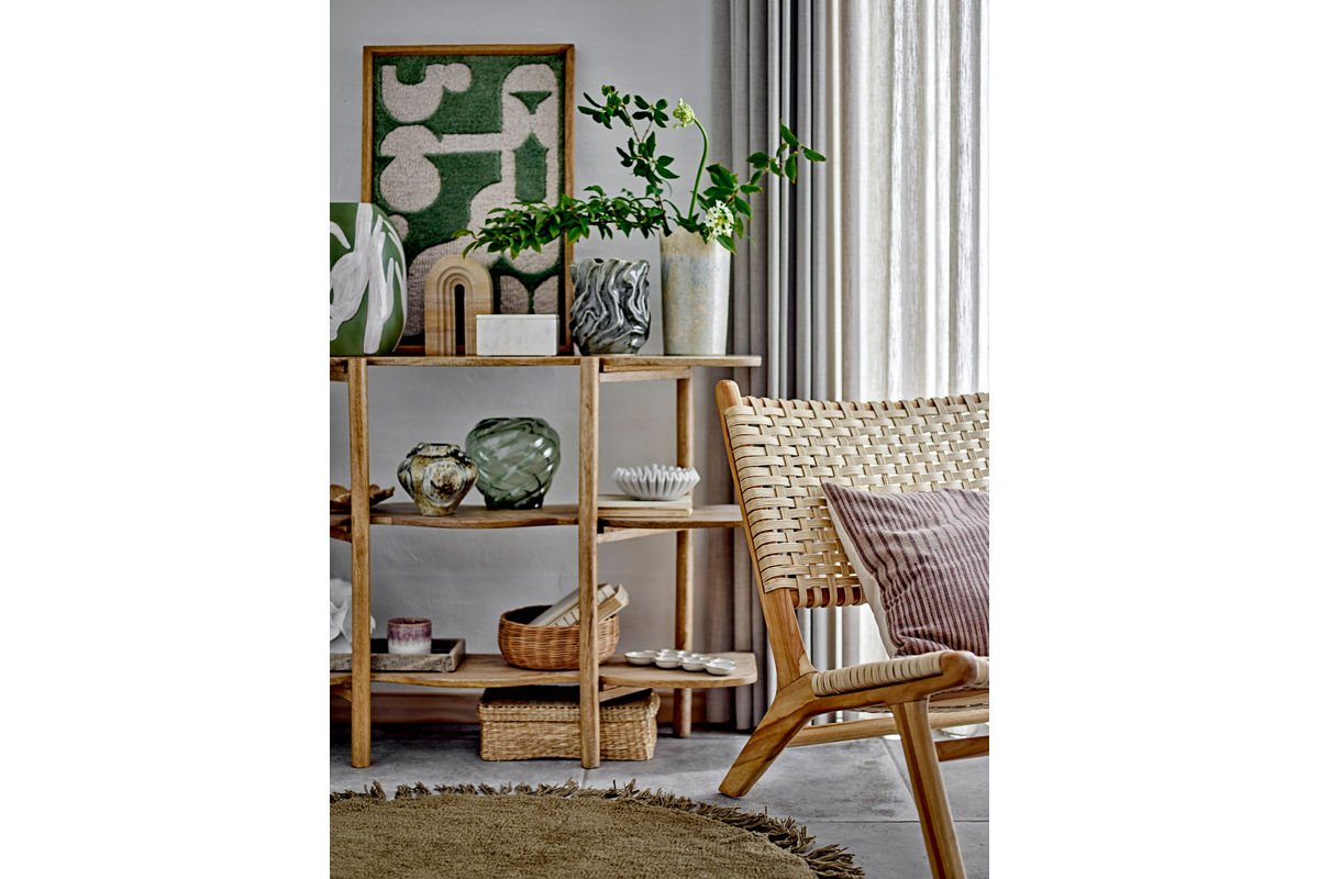 Decorative Vase "Lirena" – Green Stoneware