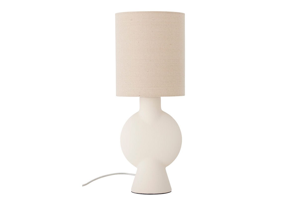 Lampe de table Everni - grès blanc
