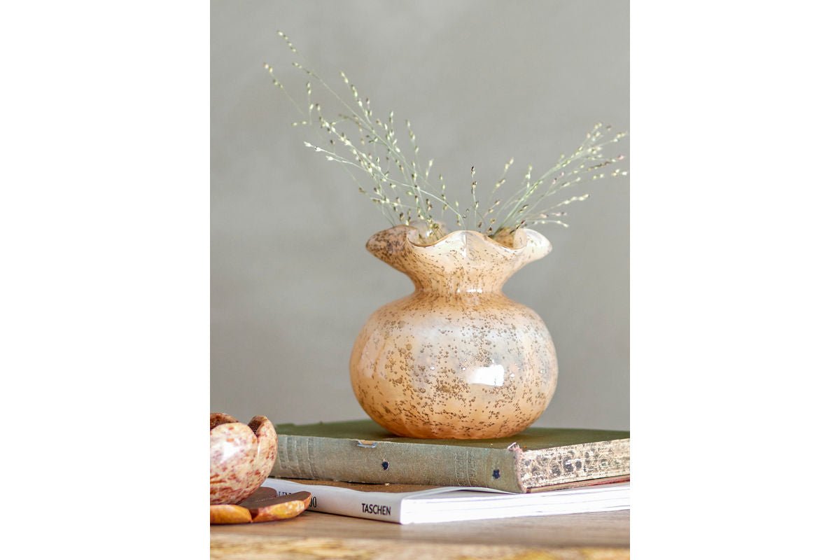 Vase « Solira » – Verre orange