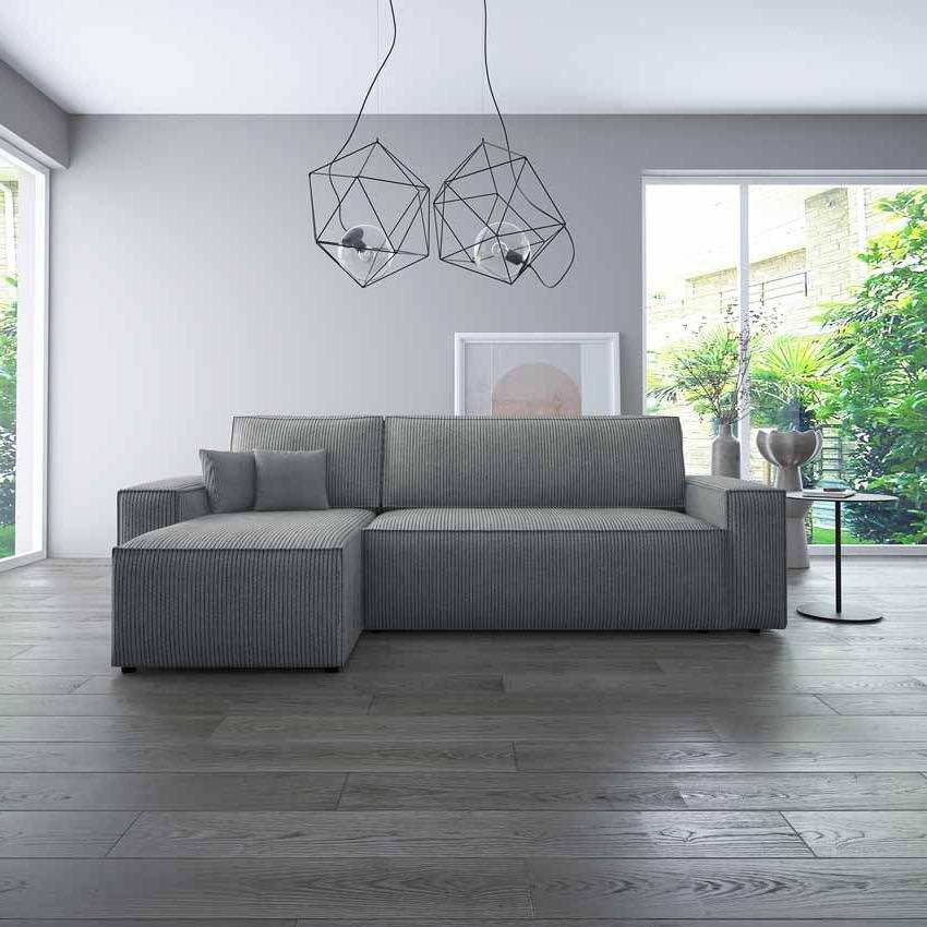 Designer Sofa Cordario mit Schlaffunktion und Stauraum - Luxusbetten24