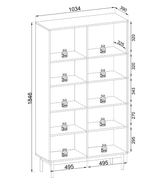 Designer Vitrine Tokyo - Luxusbetten24